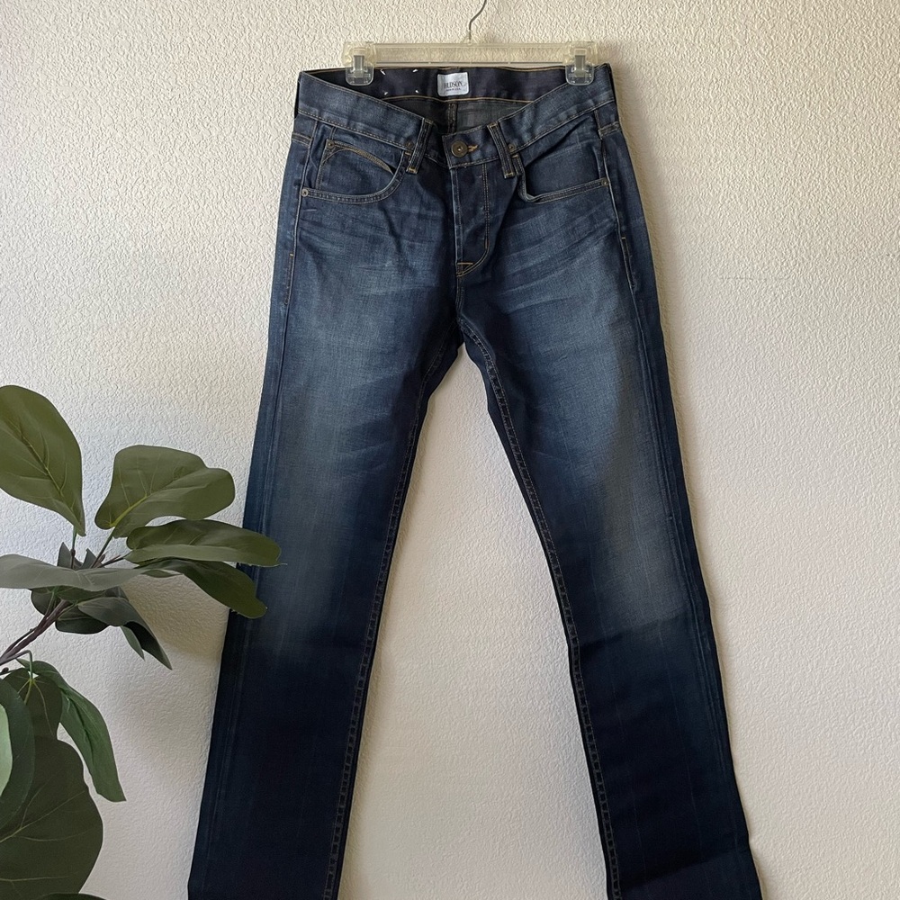 NWT Hudson Byron Straight Leg Jean | Premium Italian Fabric